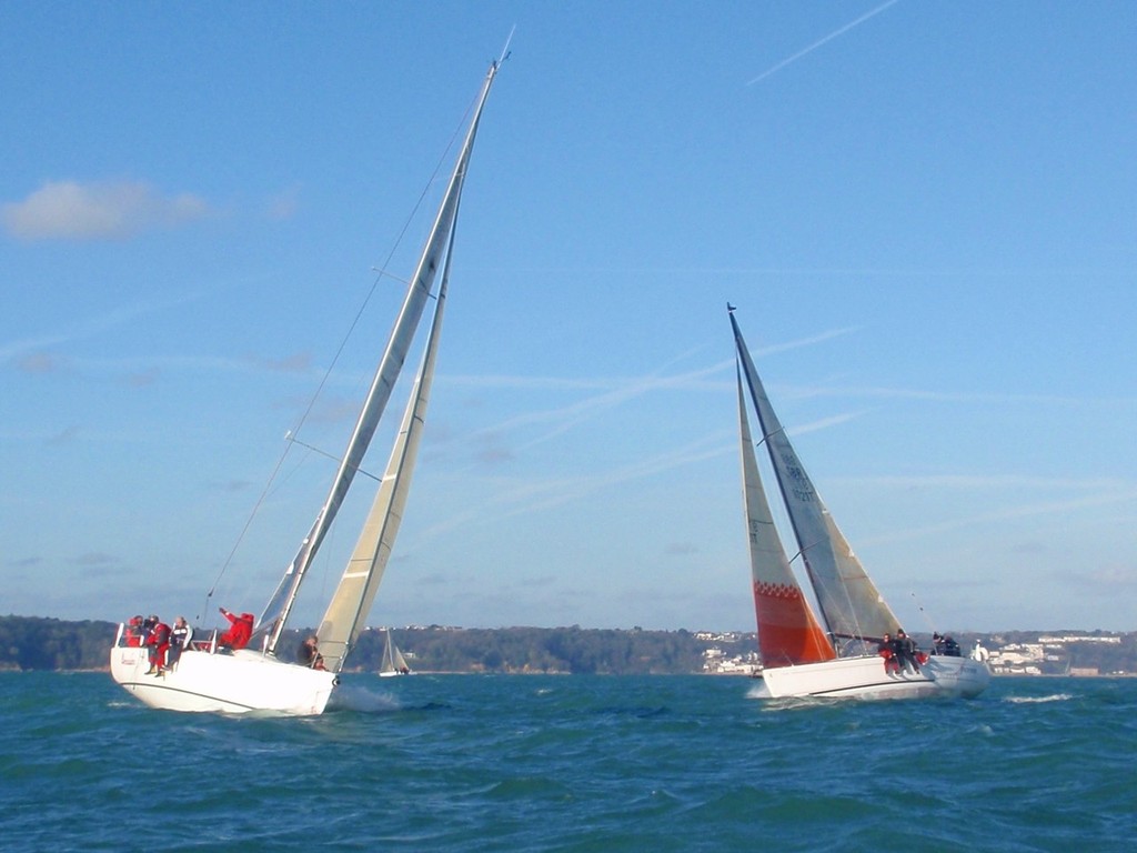 Abracadabra and Jackana - RCIYC Pallot Windows Frostbite Series 2011-12 Race 5 © William Harris
